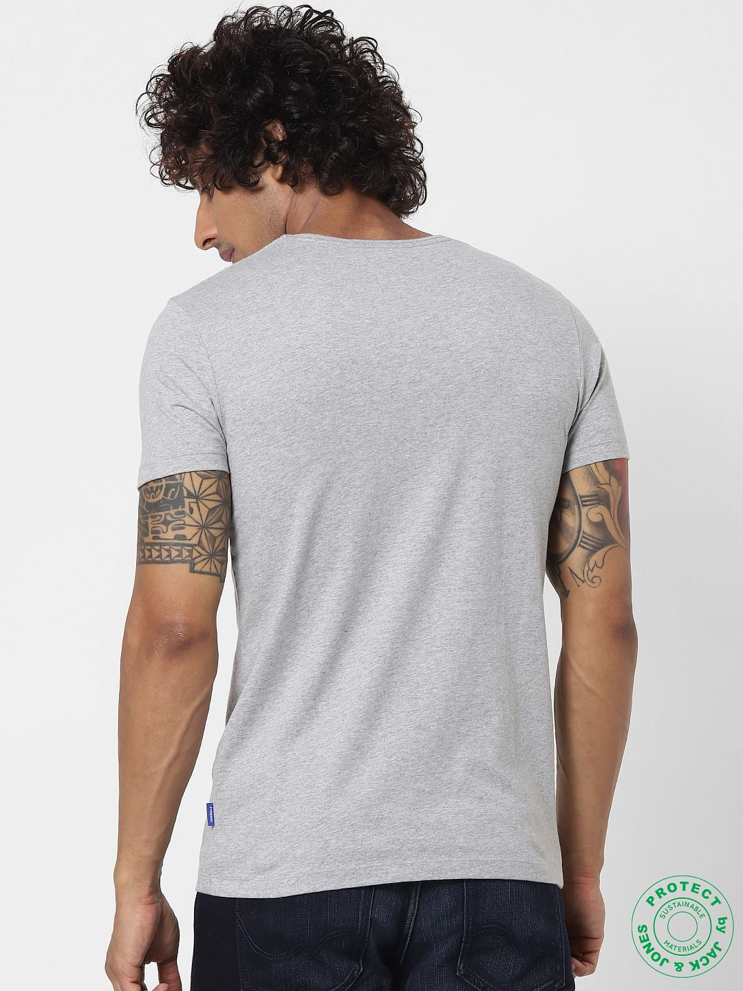 Grey Crew Neck T-shirt