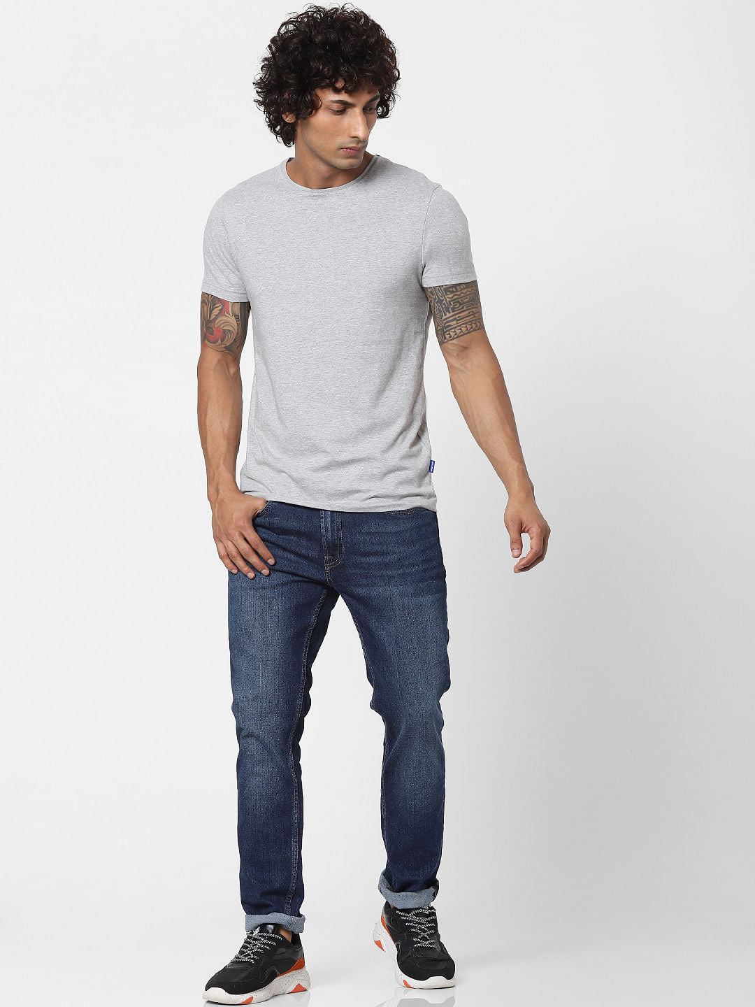 Grey Crew Neck T-shirt