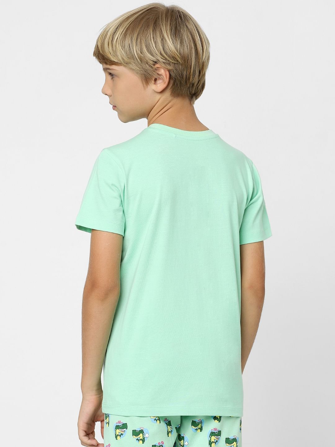 Boys Blue T-shirt & Pyjama Night-Suit Set