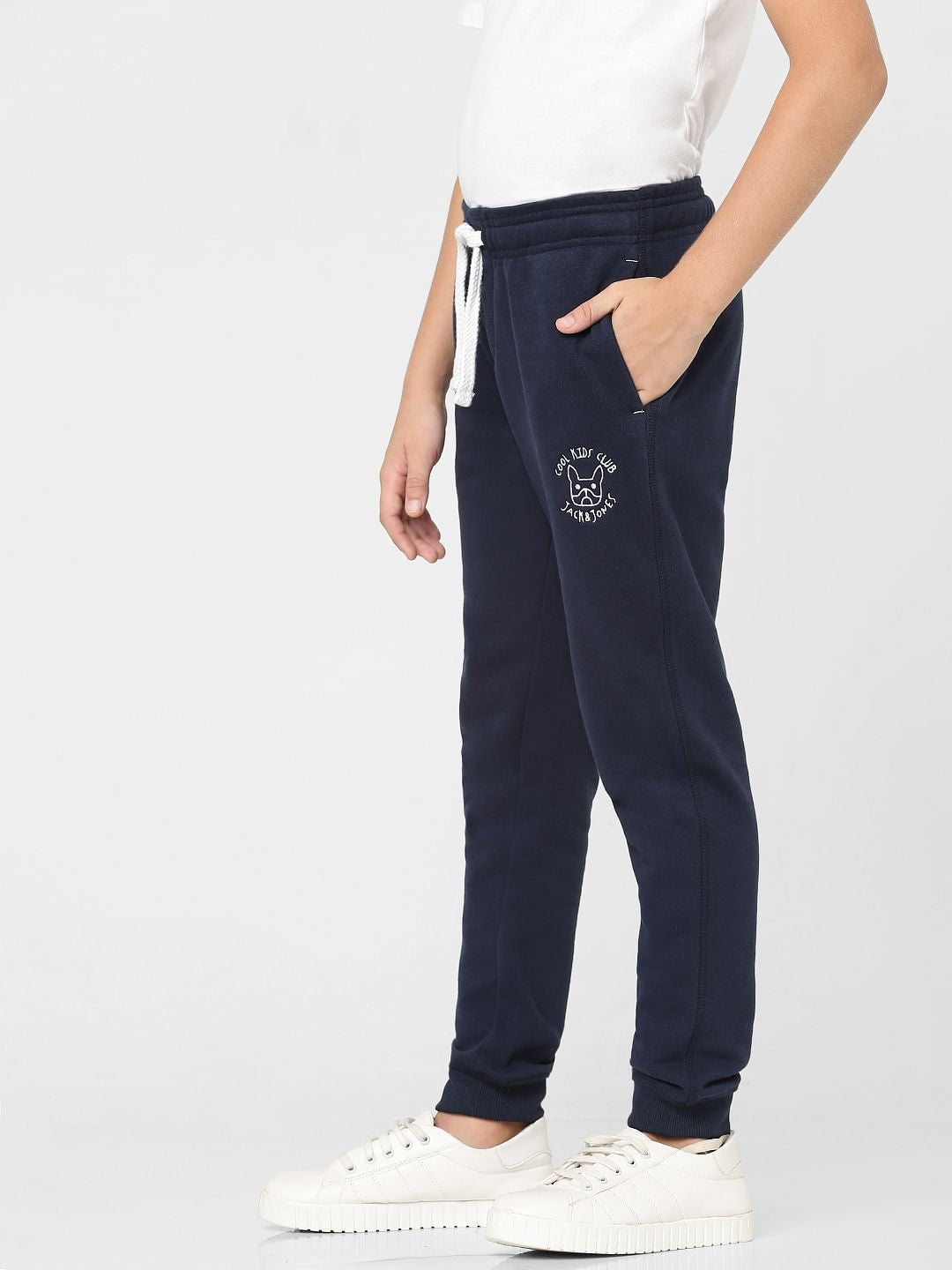 Boys Blue Mid Rise Sweatpants