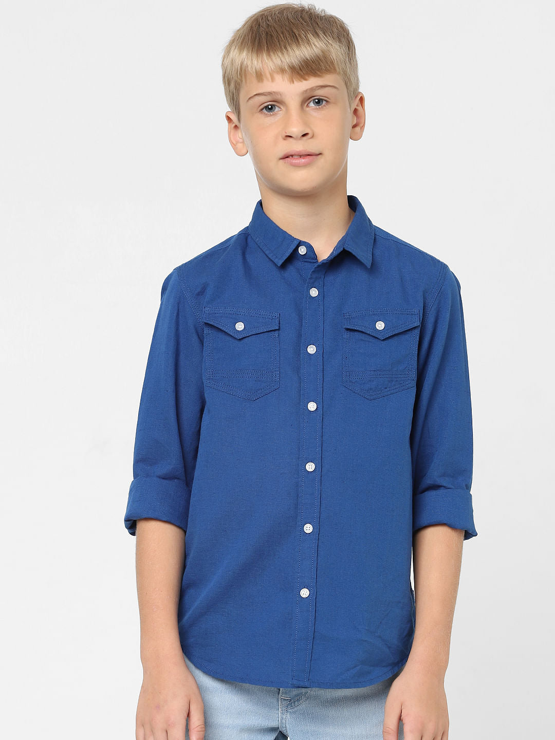 Boys Blue Full Sleeves Shirt