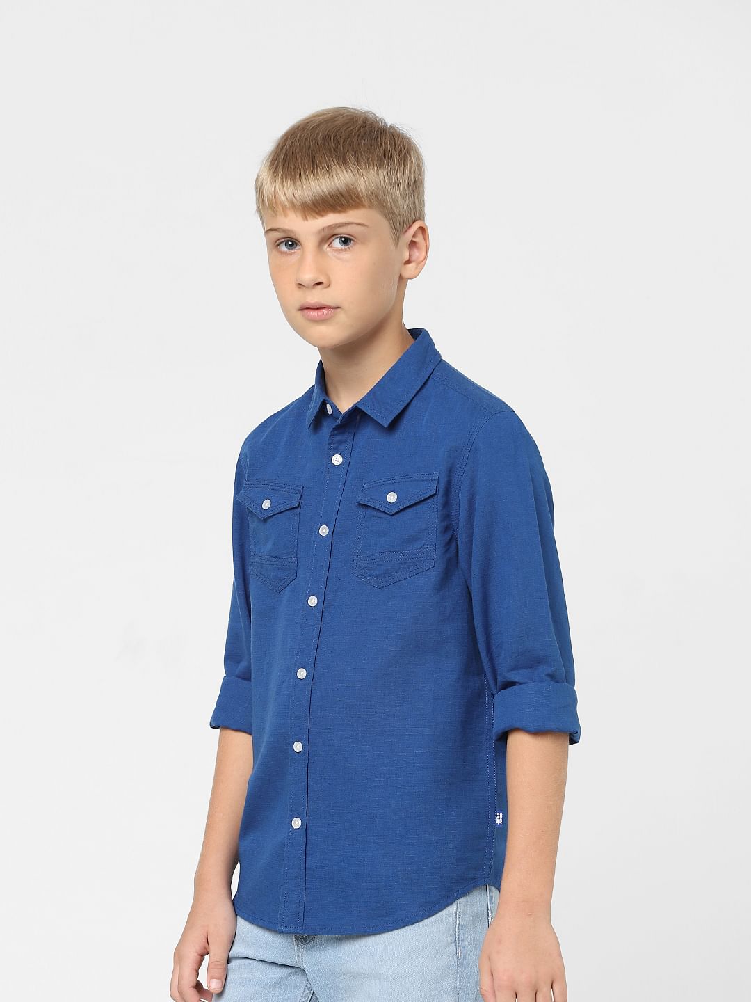 Boys Blue Full Sleeves Shirt