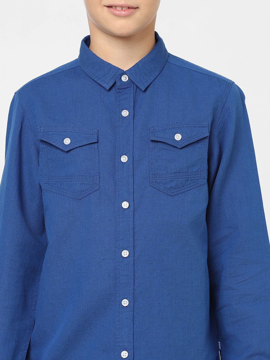 Boys Blue Full Sleeves Shirt