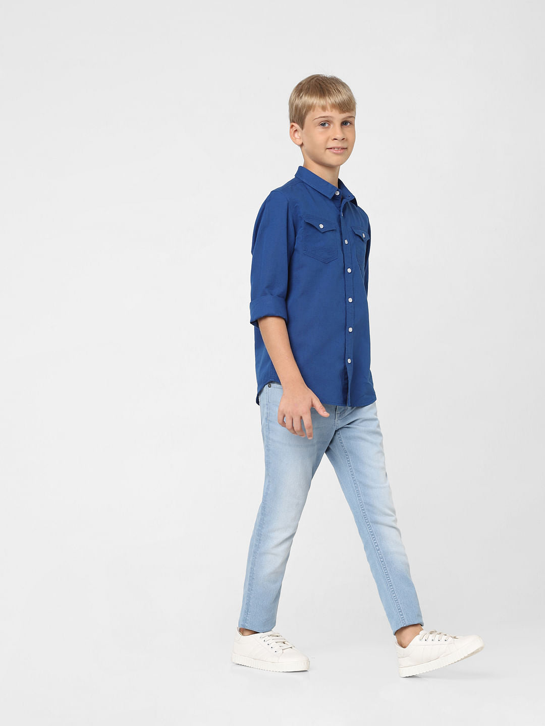 Boys Blue Full Sleeves Shirt