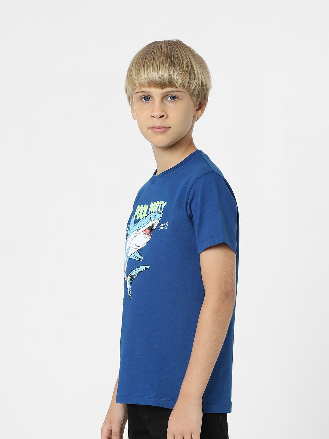 BOYS Blue Graphic Print T-shirt