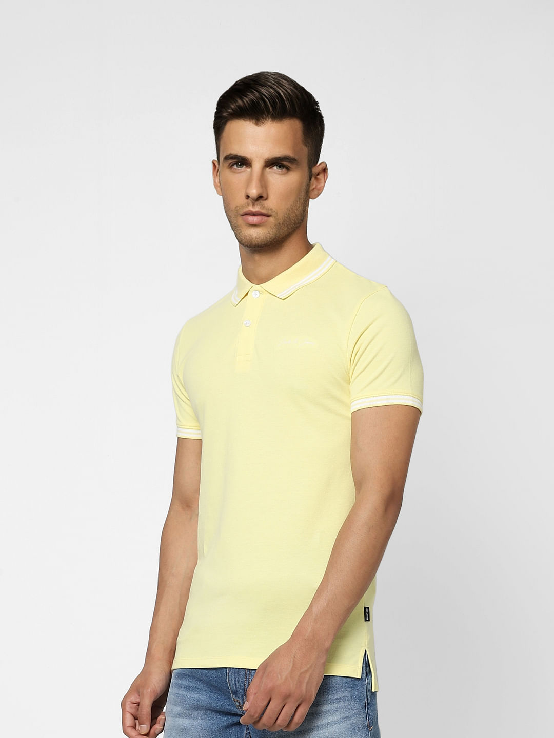 Light Yellow Polo T-shirt