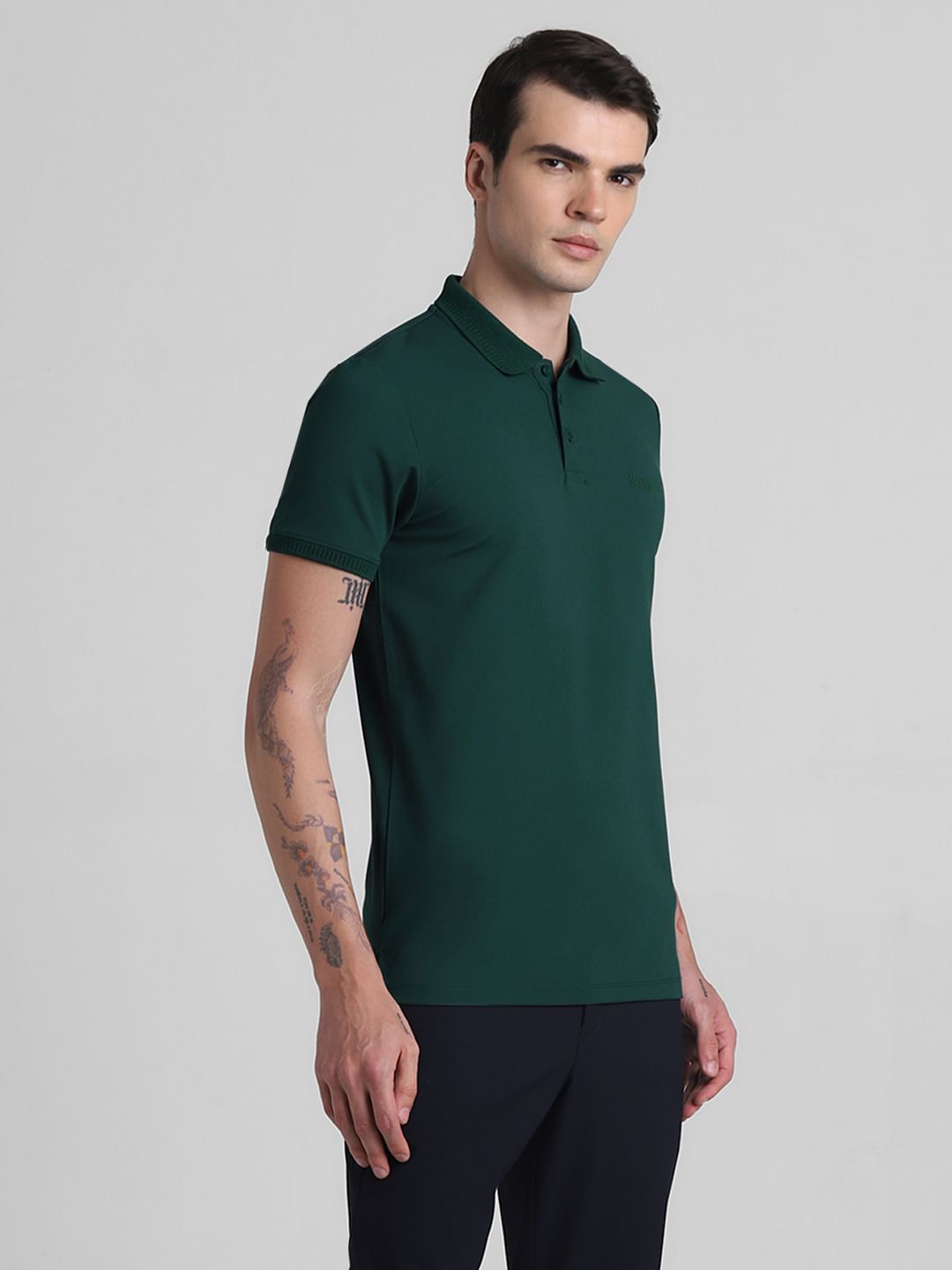 Dark Green Polo T-shirt