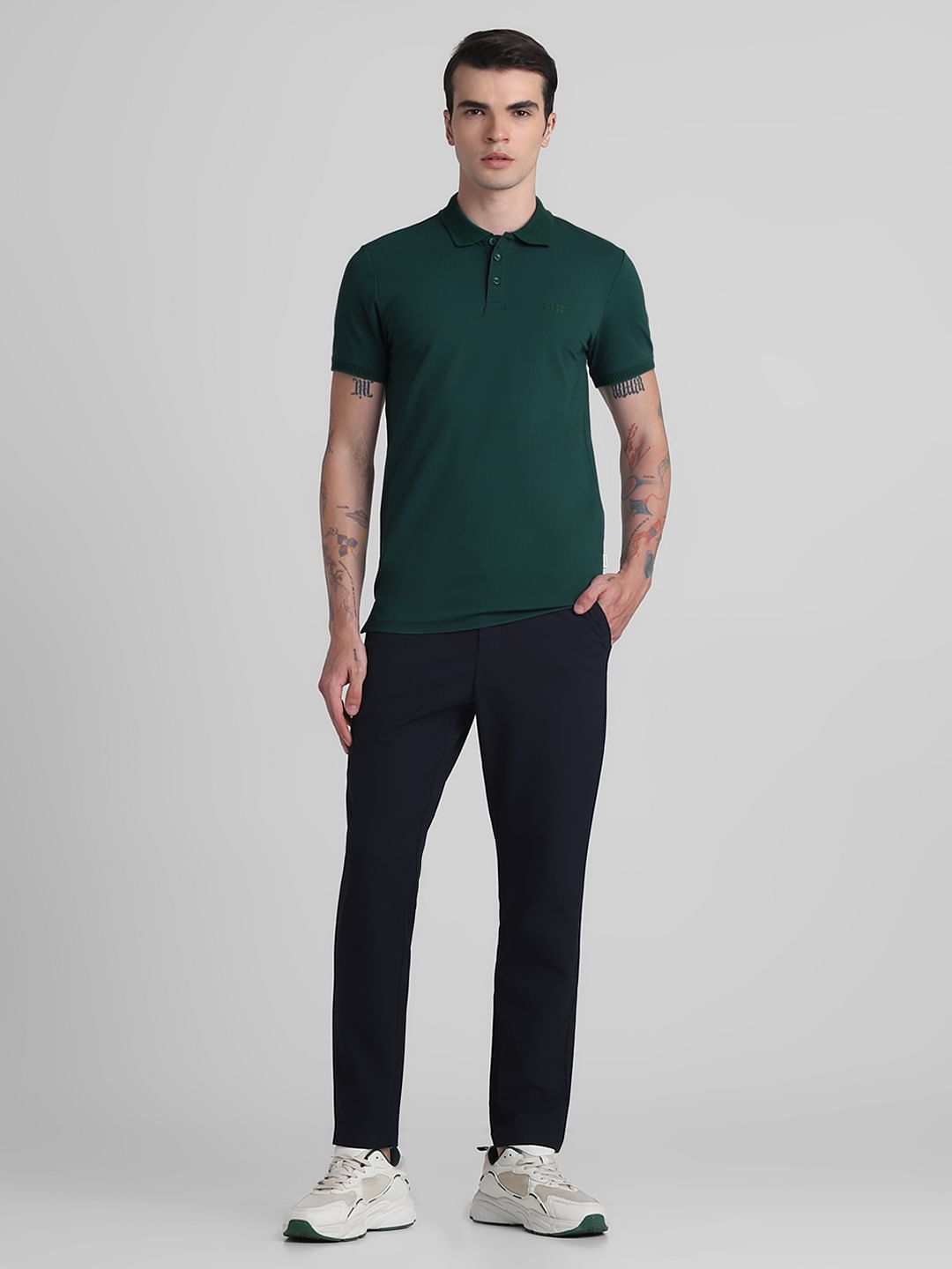 Dark Green Polo T-shirt