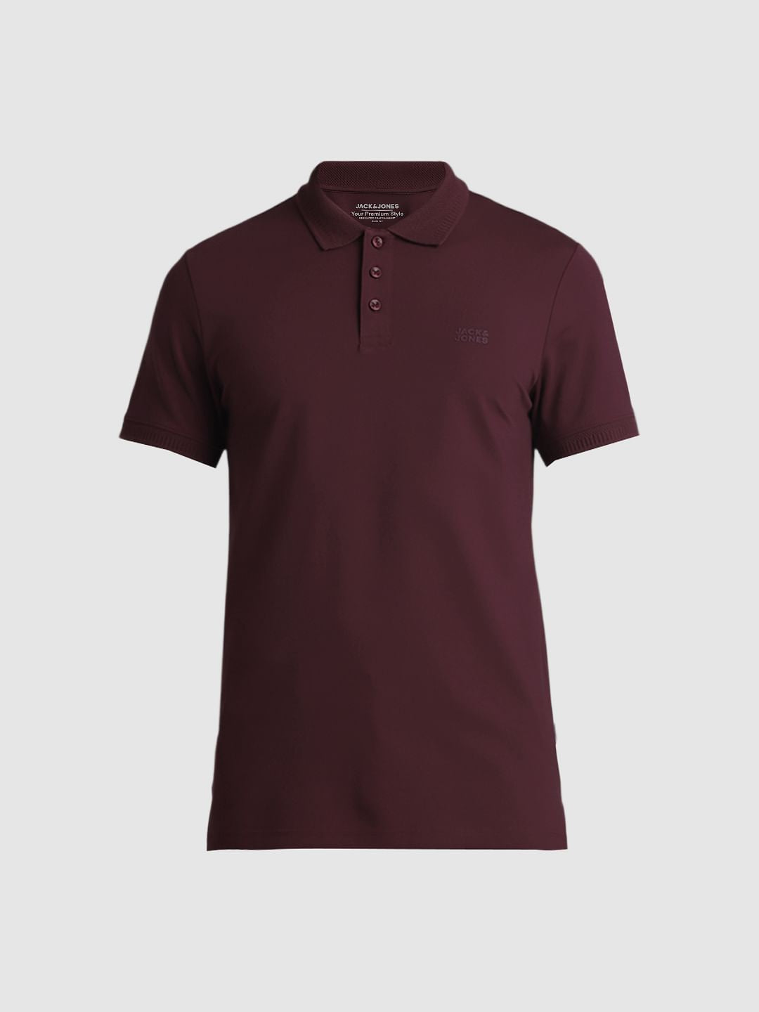 Dark Red Polo T-shirt