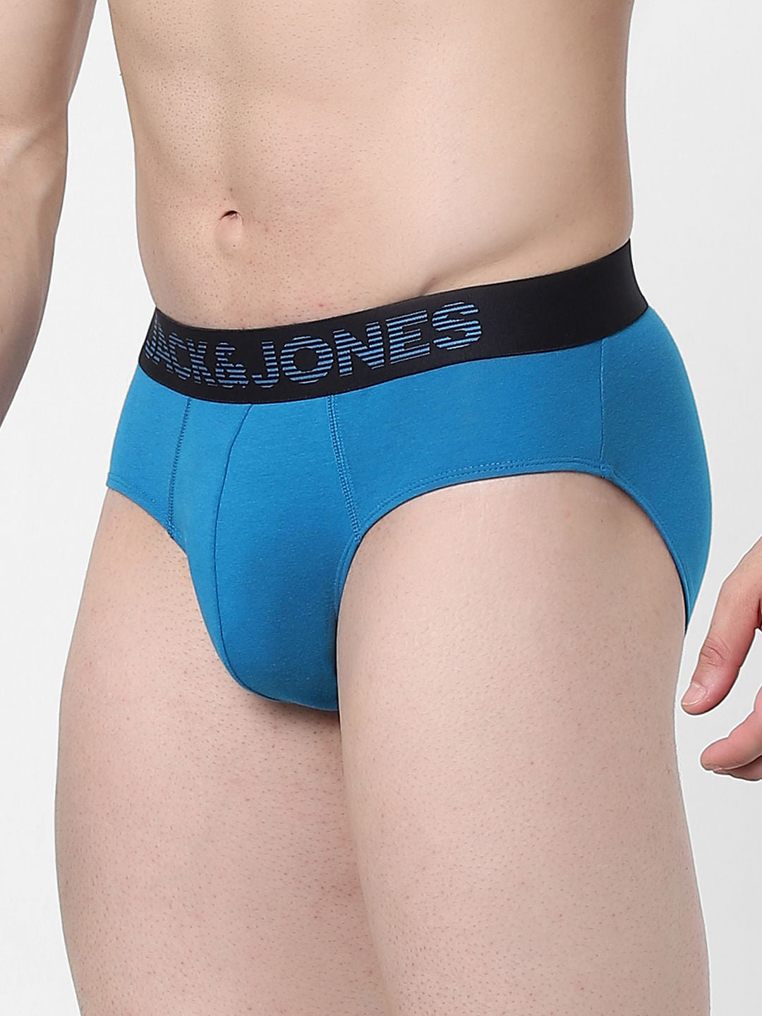 Blue Logo Print Briefs