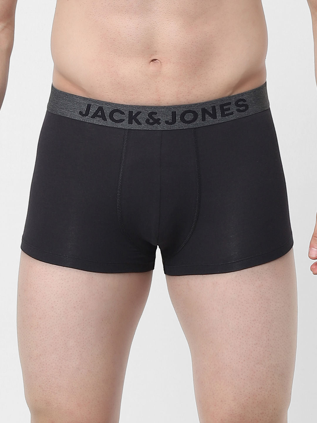 Black Logo Print Trunks