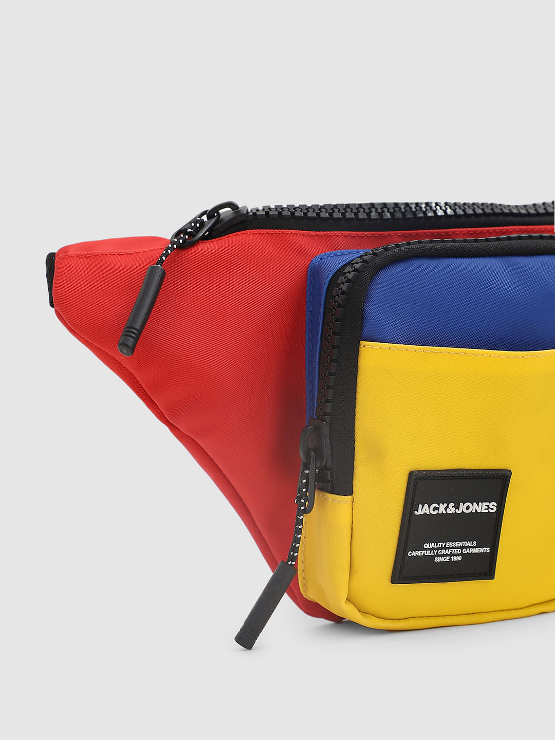 Red Colourblocked Chestpack