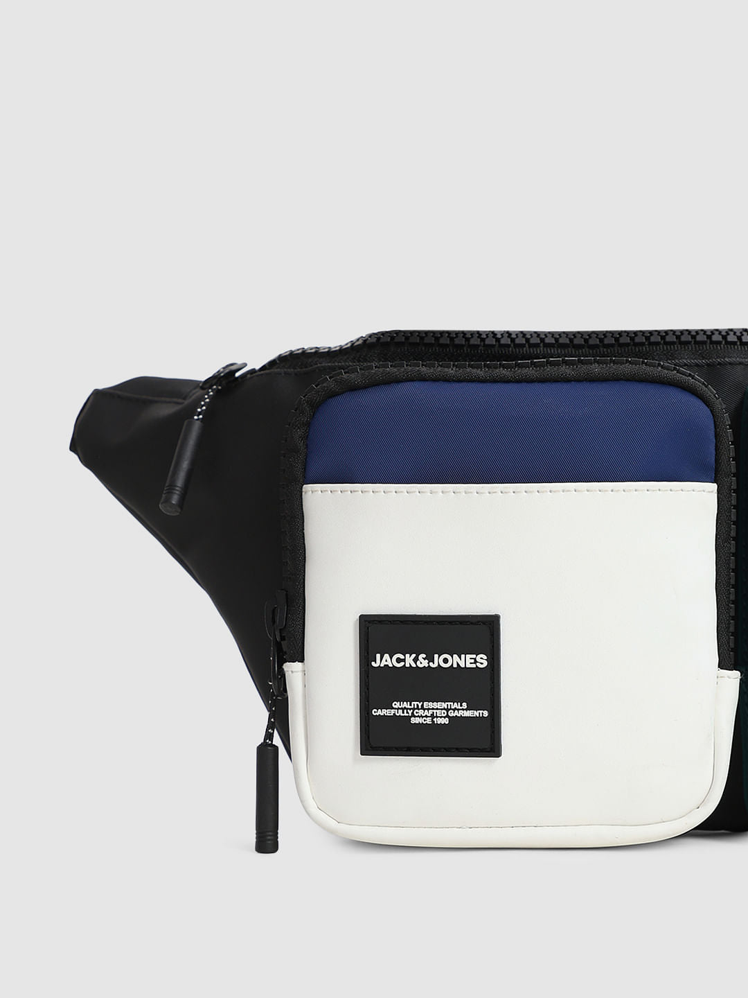 Black Colourblocked Chestpack