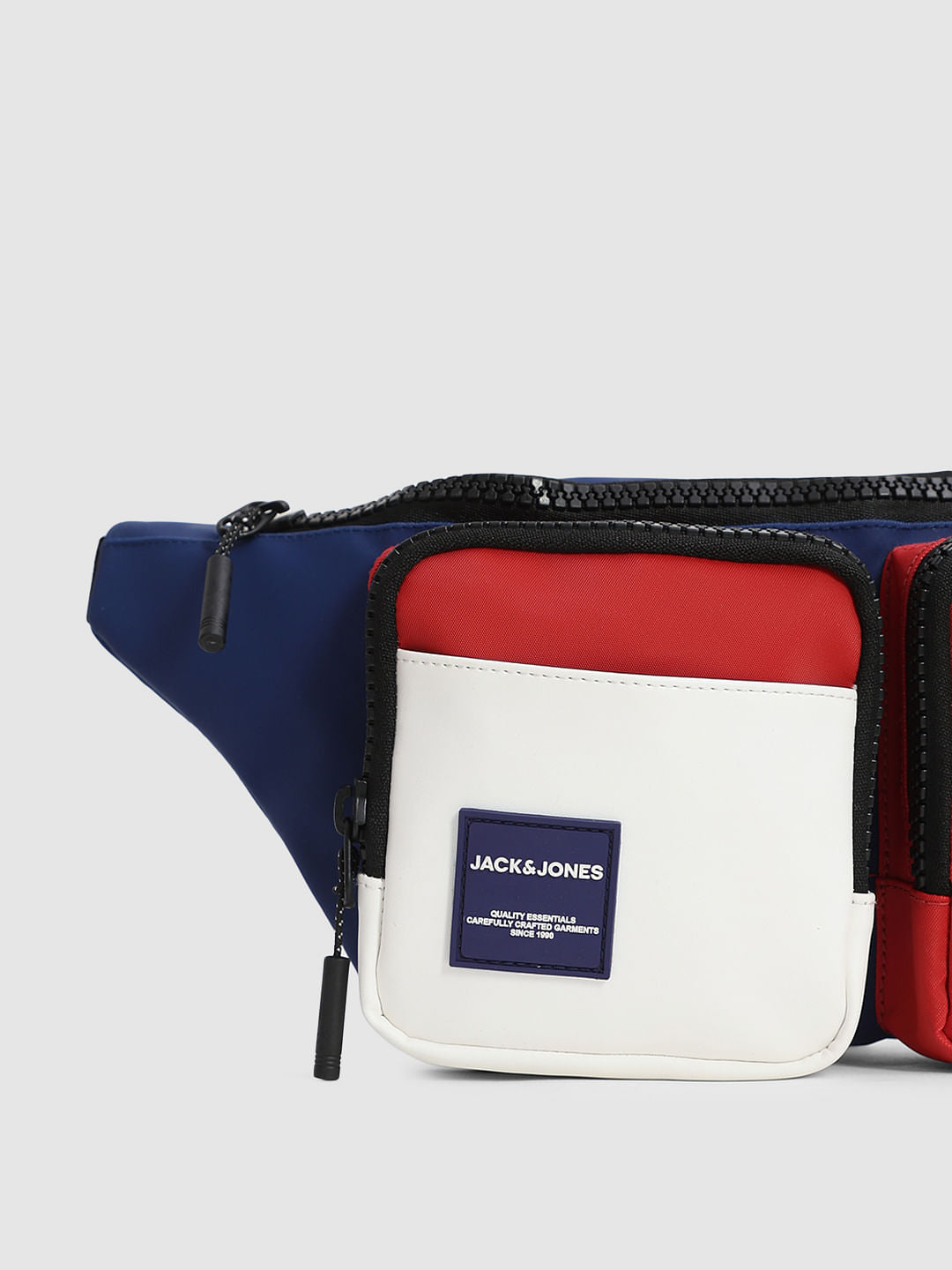 Blue Colourblocked Chestpack