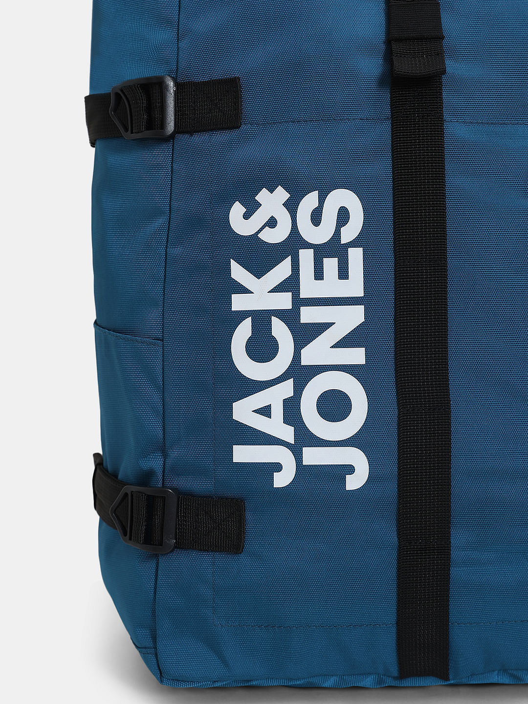 Blue Roll Top Backpack