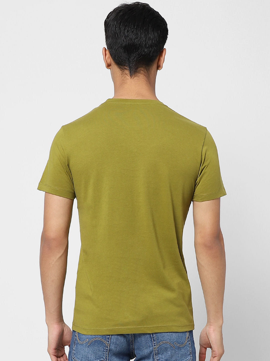 Green Crew Neck T-shirt