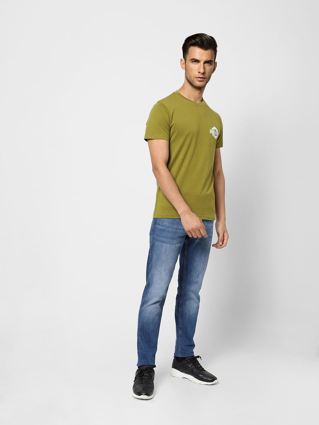 Green Crew Neck T-shirt