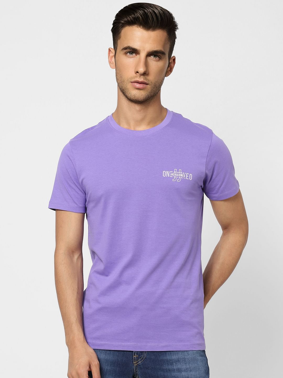 Purple Crew Neck T-shirt