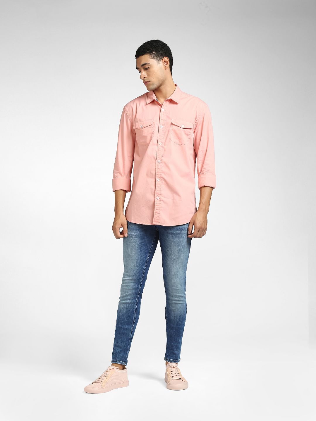 Pink Full Sleeves Shirt