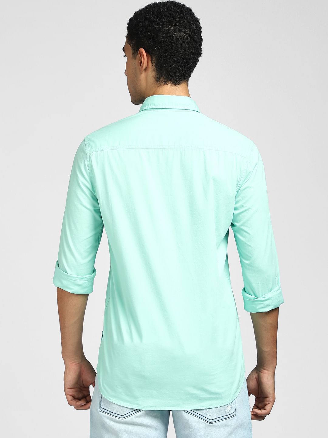 Green Full Sleeves Shirt