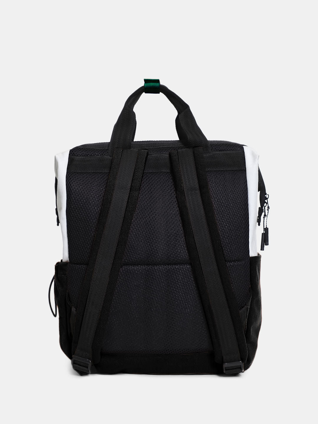 Black Colourblocked Backpack