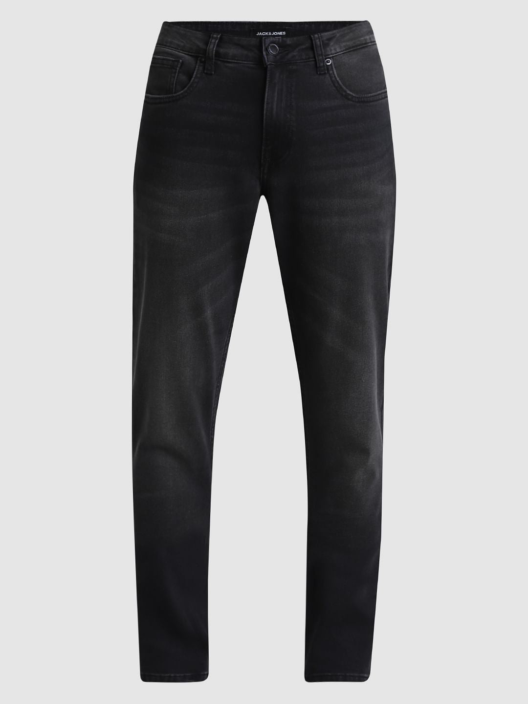 Black Low Rise 5 Pocket Slim Fit Jeans
