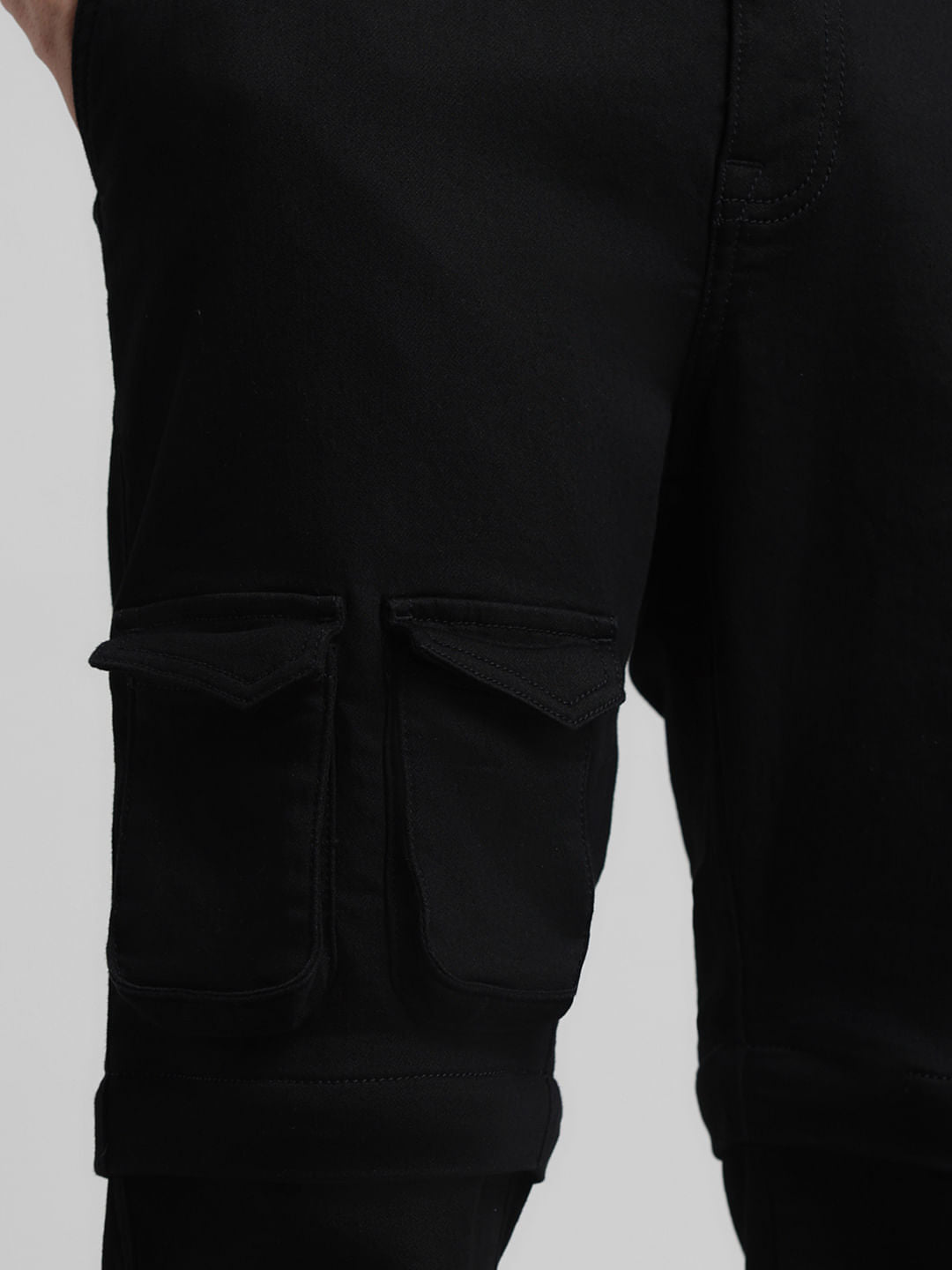 URBAN RACERS by Jack & Jones Black Low Rise Anti Fit Jeans