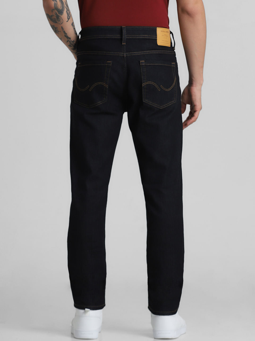 Dark Blue Low Rise Slim Fit Jeans