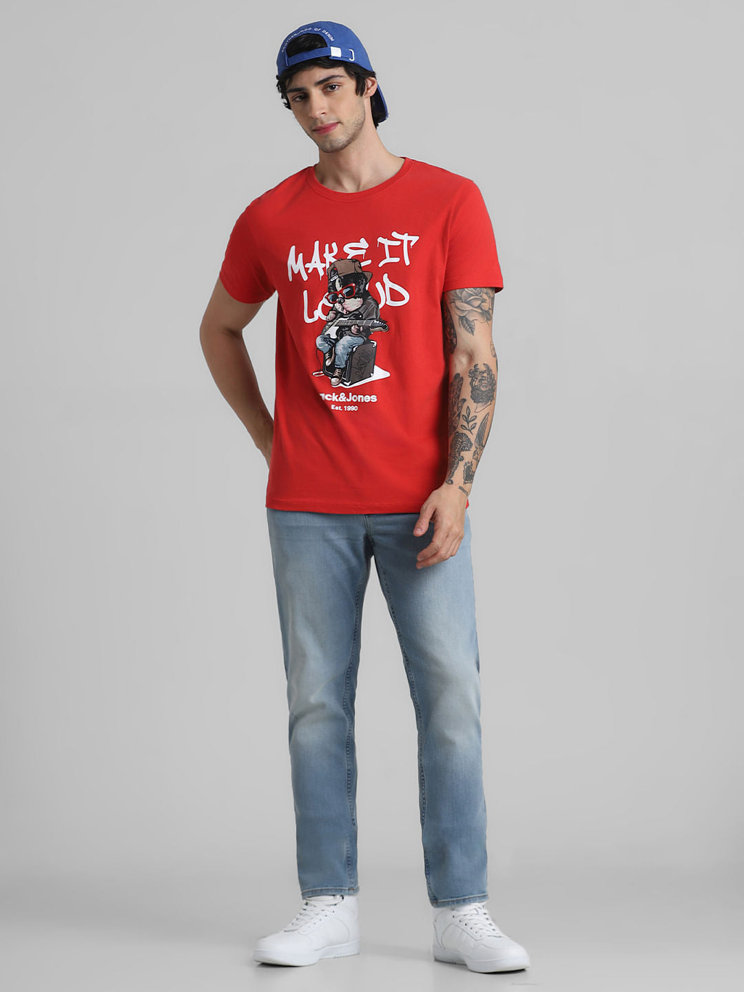 Light Blue Low Rise Glenn Slim Jeans