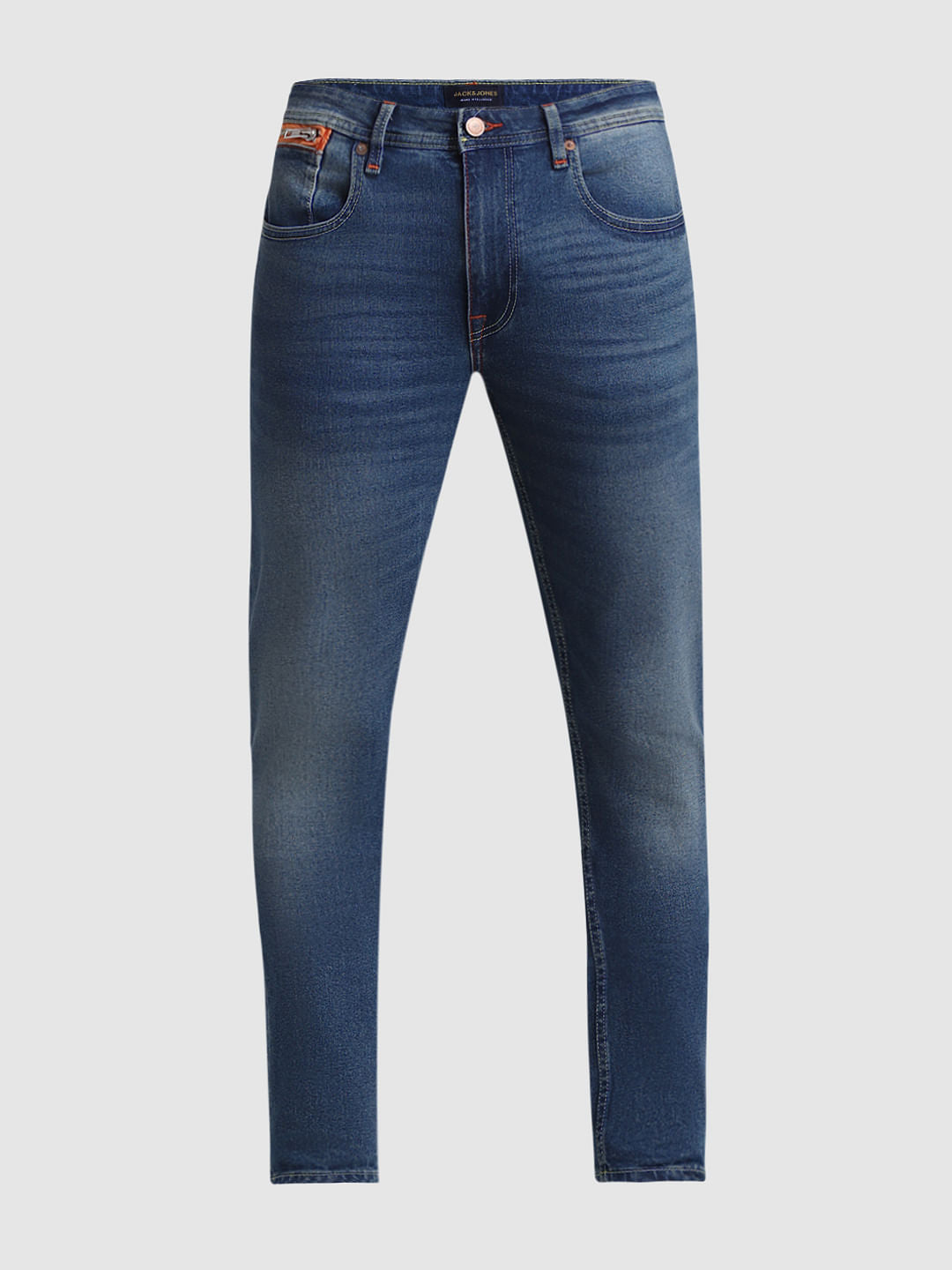 Blue Low Rise Ben Skinny Fit Jeans