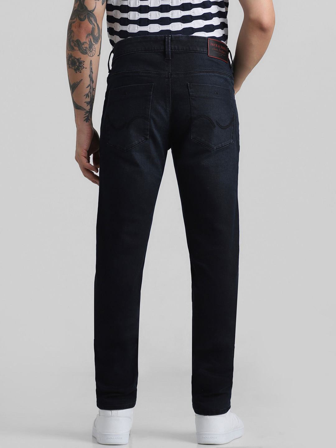 Dark Blue Low Rise Skinny Fit Jeans