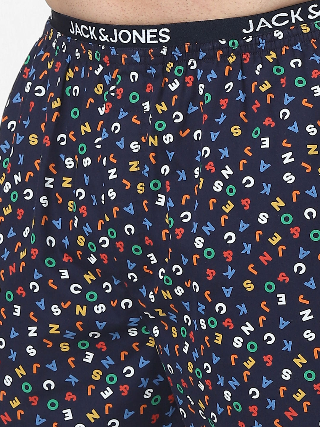 Navy Blue All Over Print Boxers