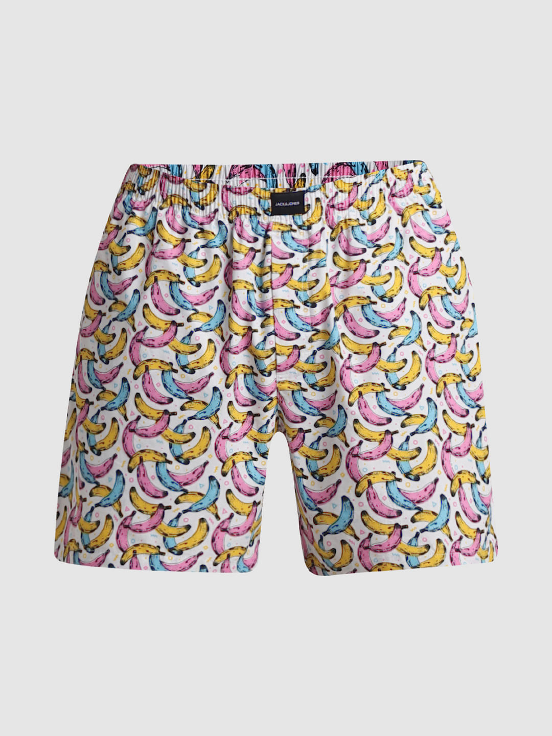 White Banana Printed Boxers