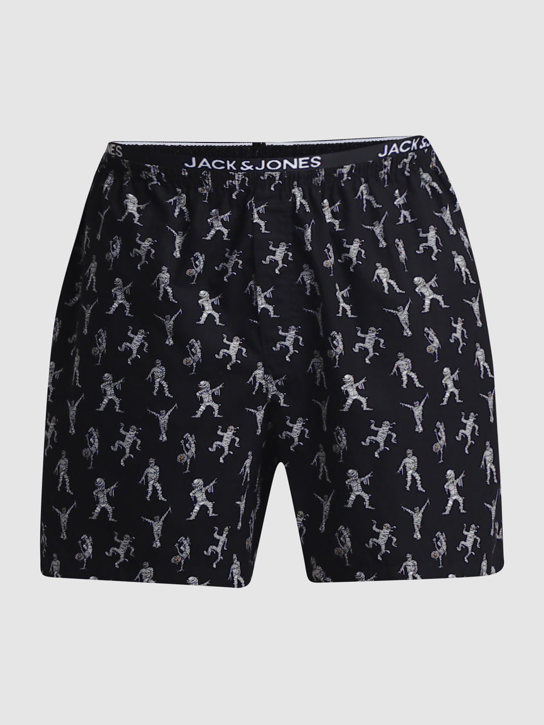 Black Dancing Mummy Print Boxers