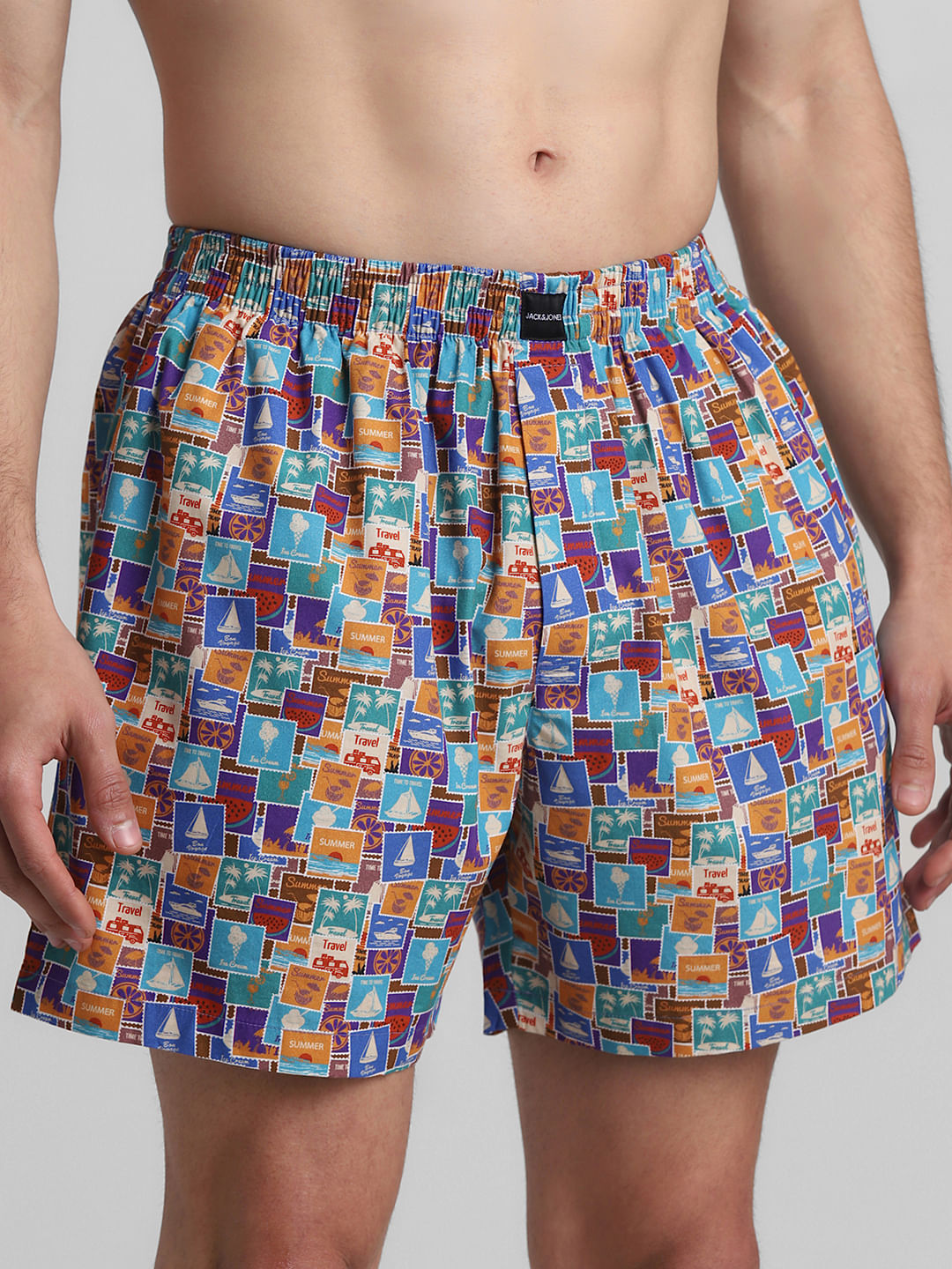 Multi-Colour Printed Boxers