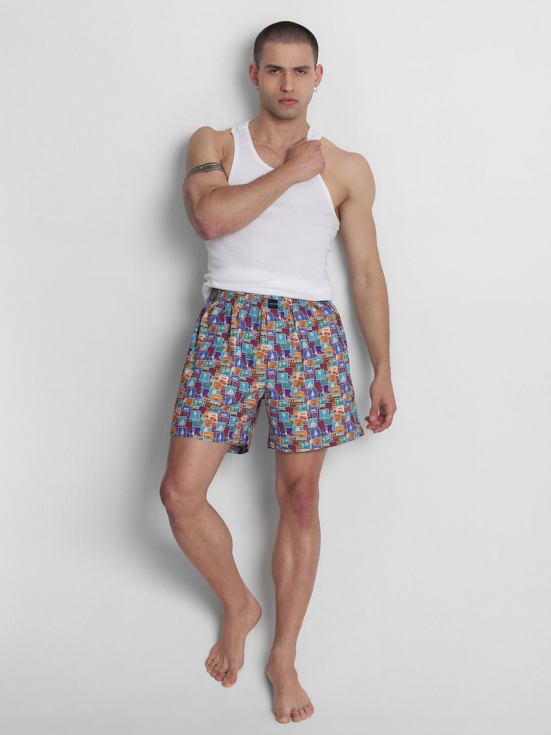 Multi-Colour Printed Boxers