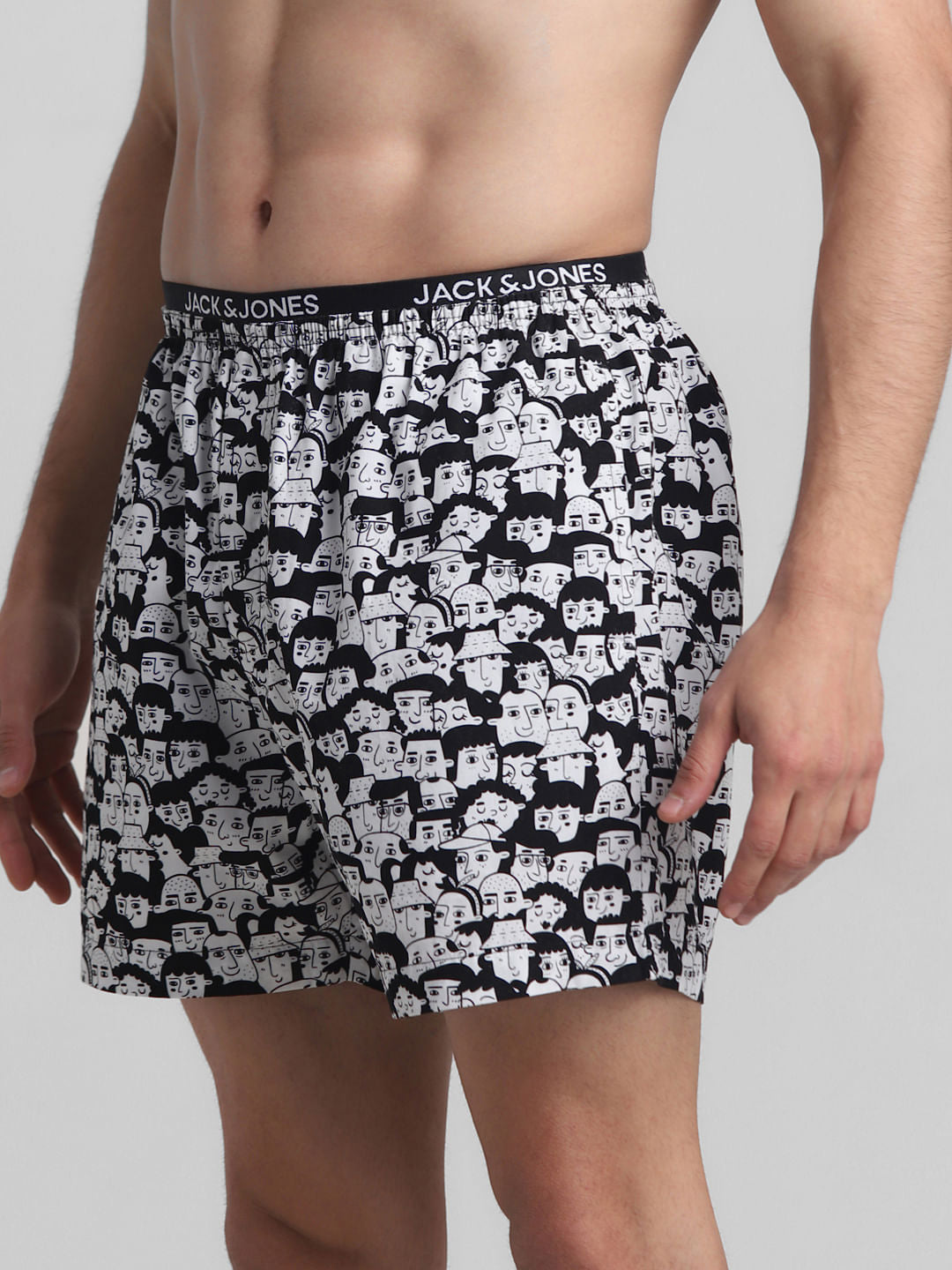 Black & White Printed Boxers