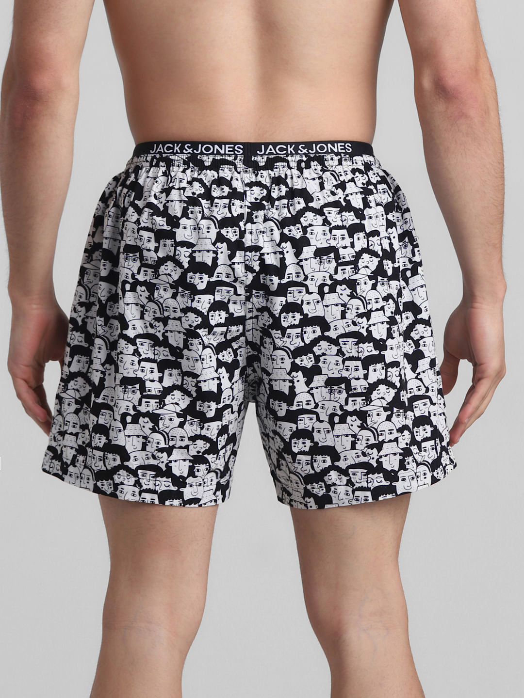 Black & White Printed Boxers