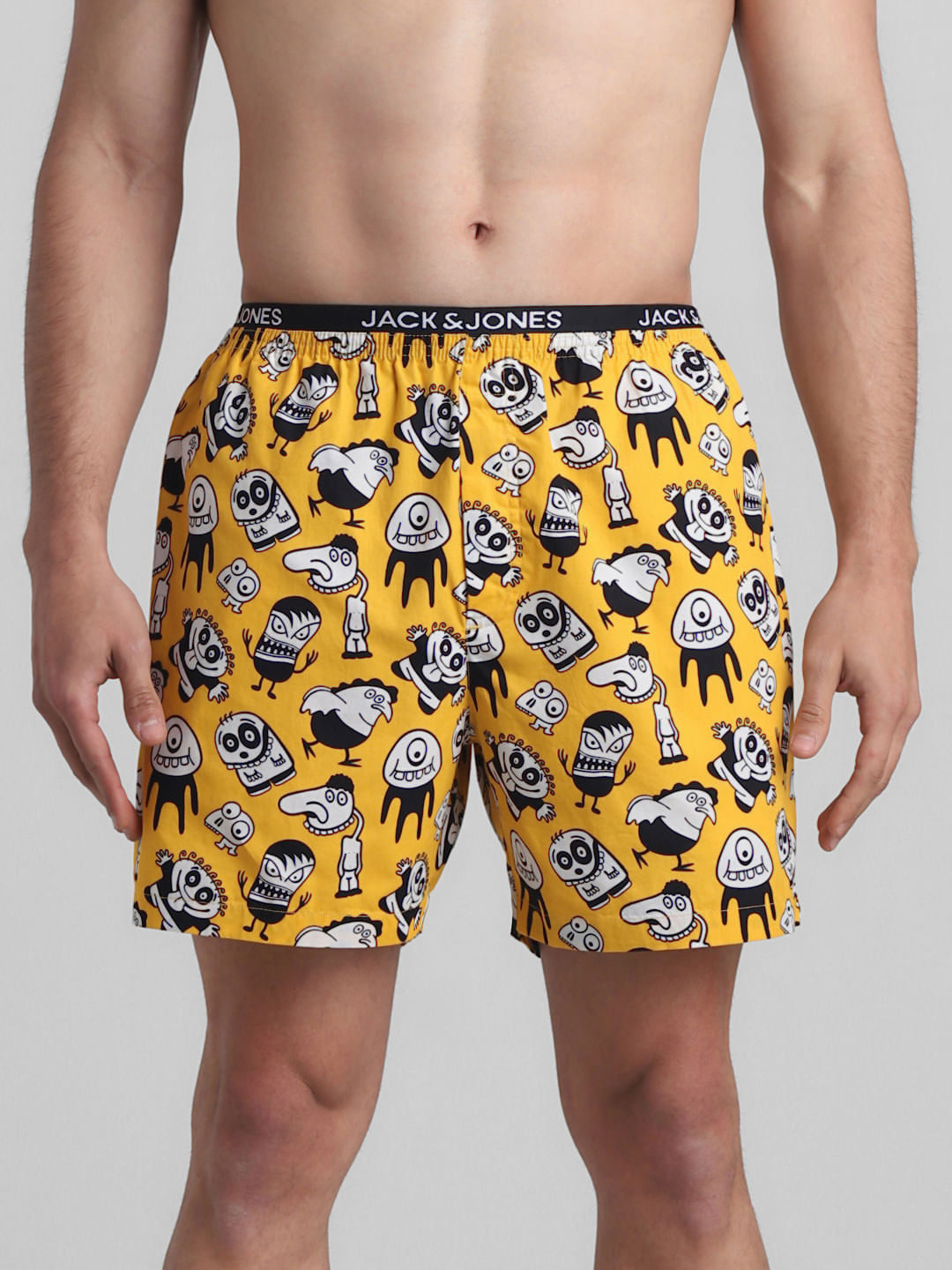 Yellow Printed Boxers
