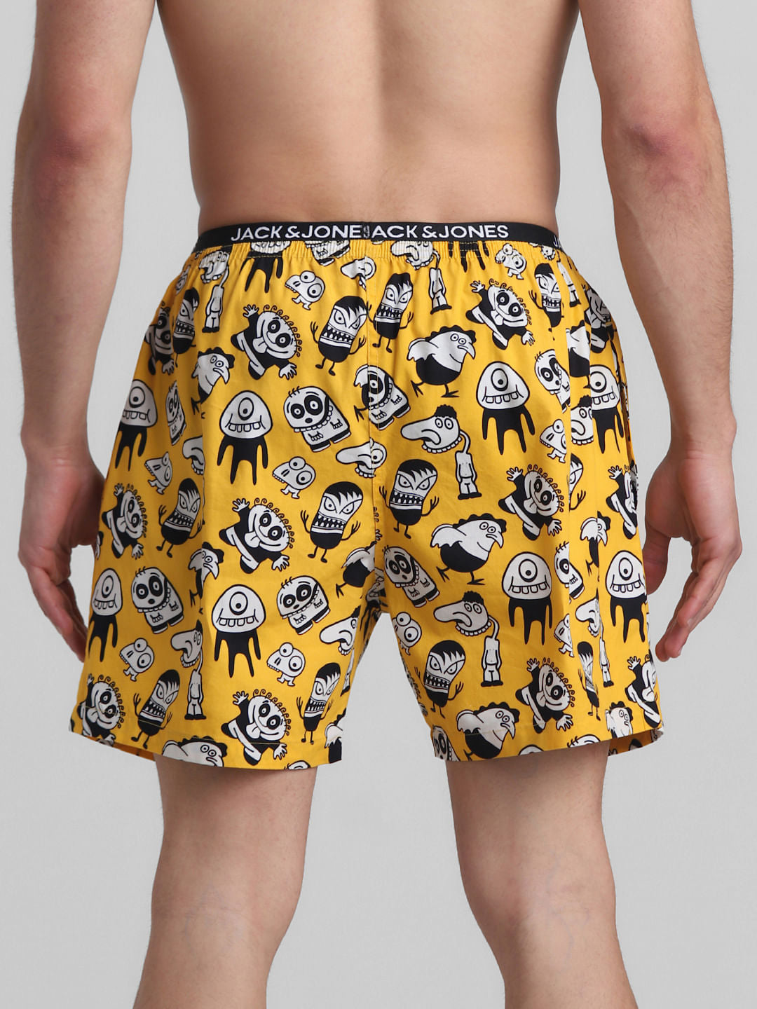 Yellow Printed Boxers