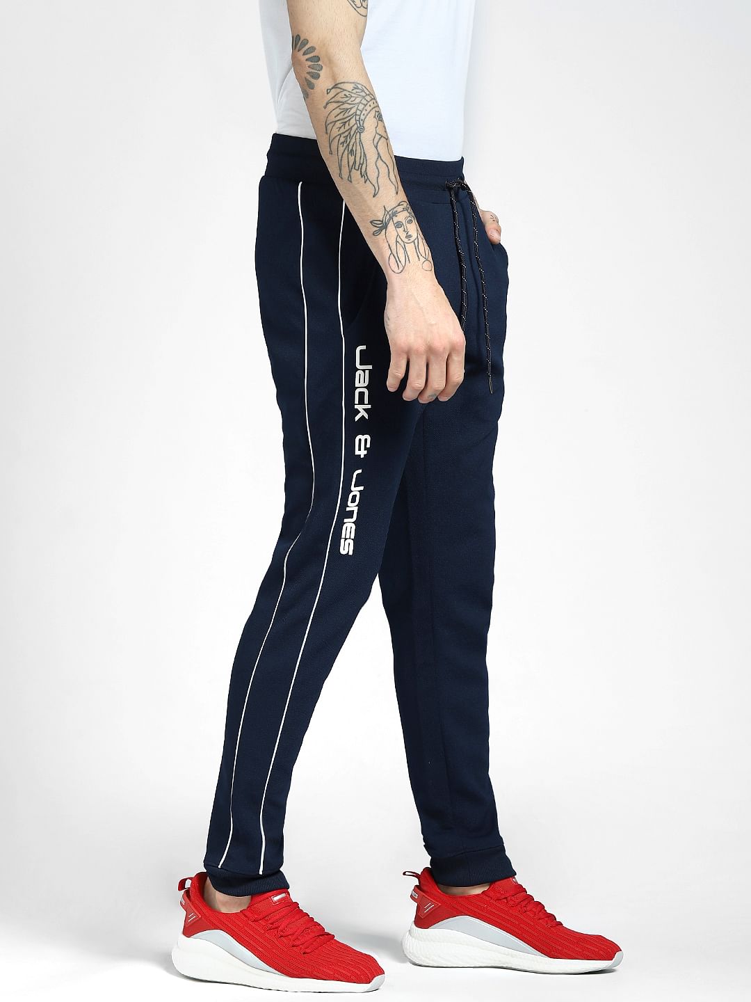 Blue Twill Sweatpants