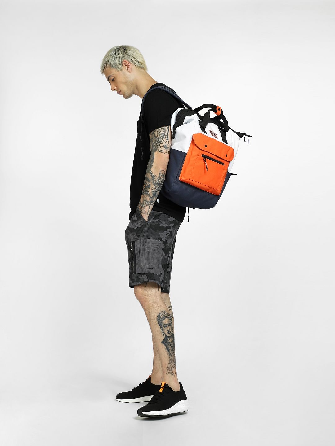 Black Camo Sweatshorts