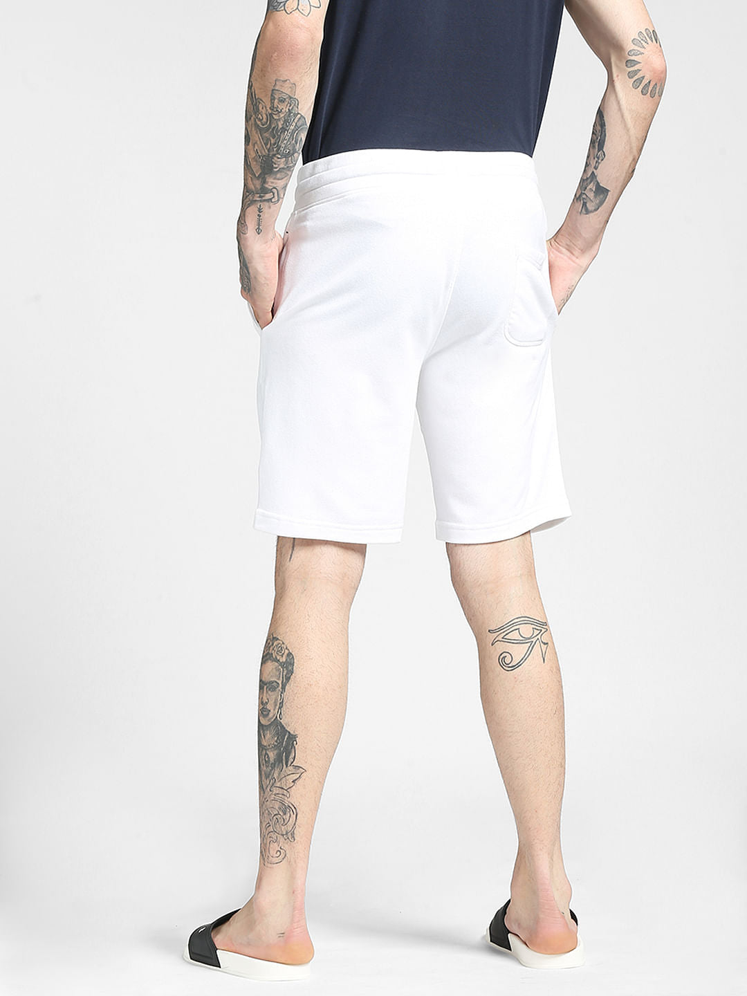 White Sweatshorts
