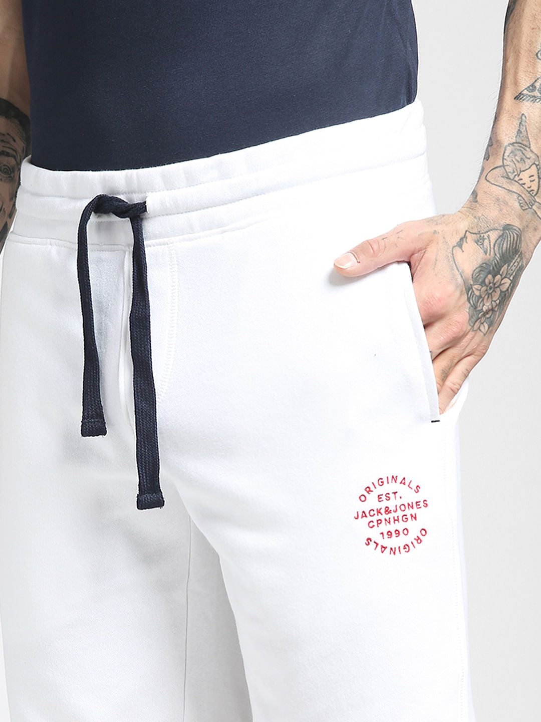 White Sweatshorts