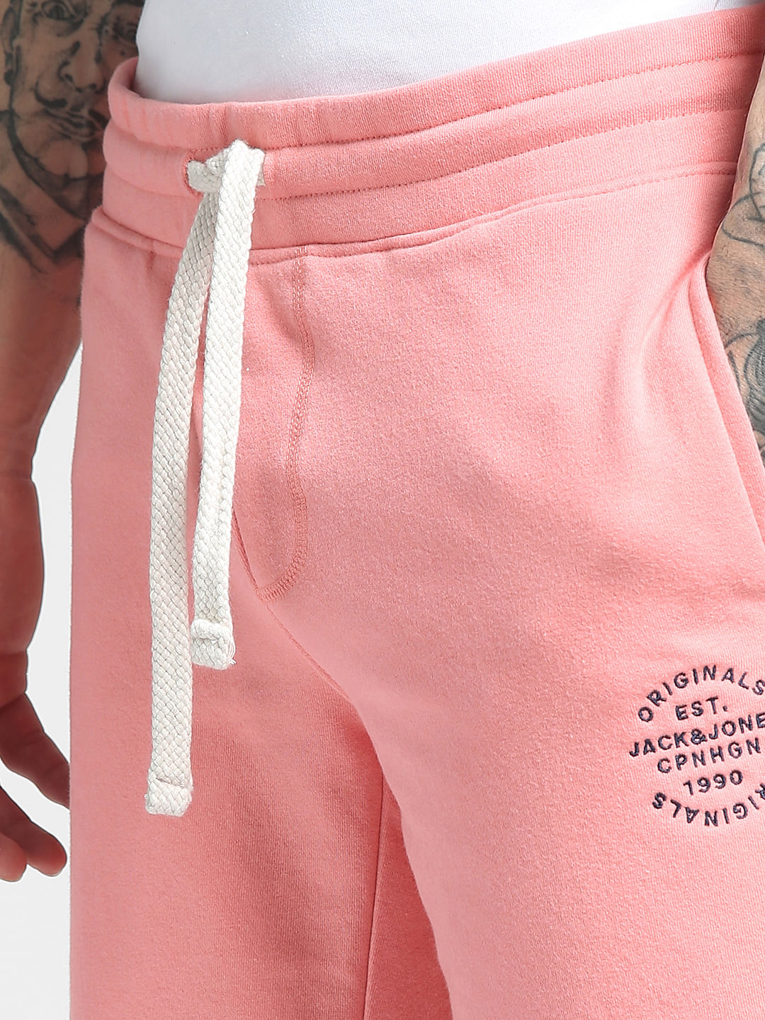 Pink Plain Coloured Shorts