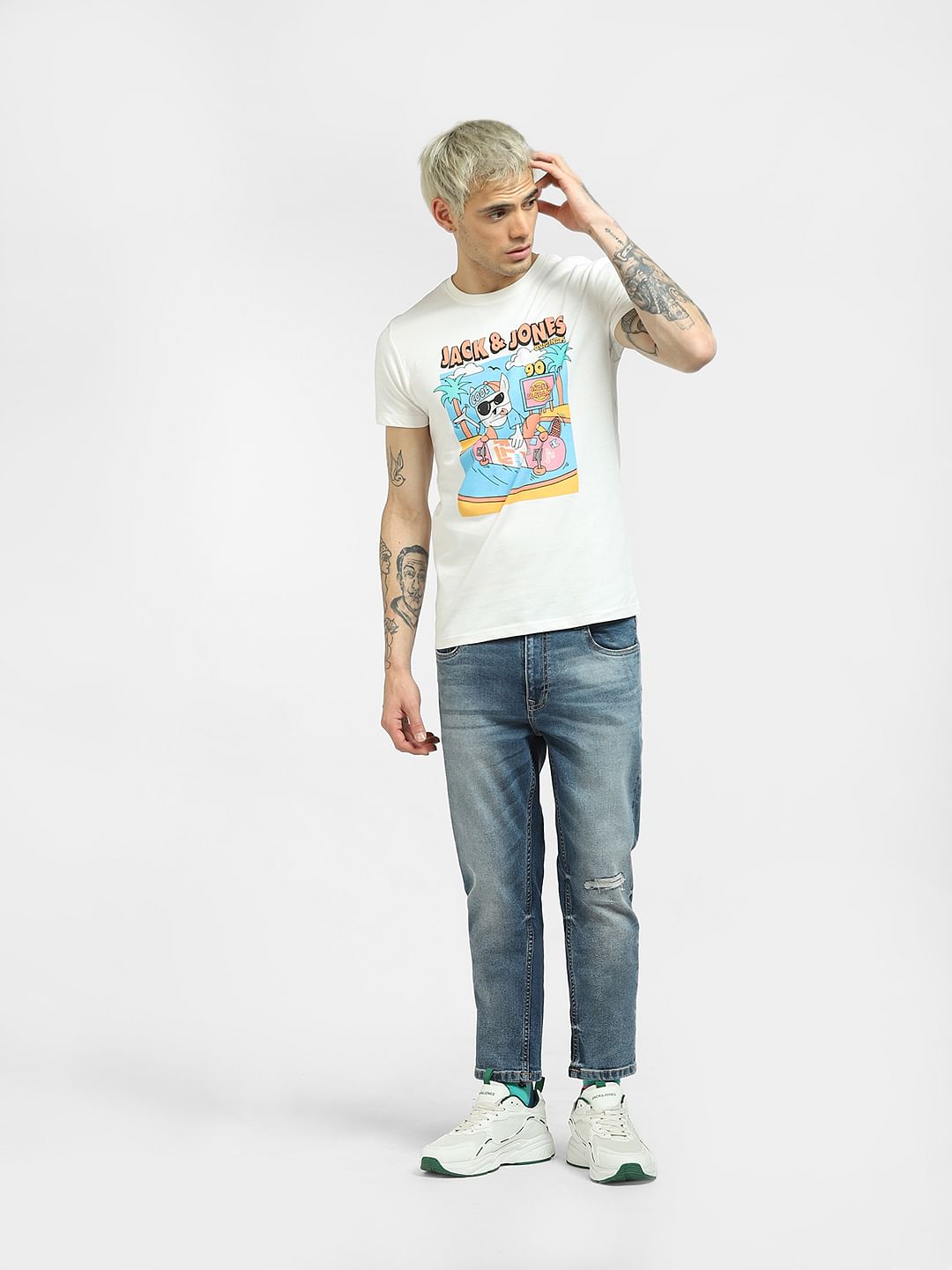 White Graphic T-shirt
