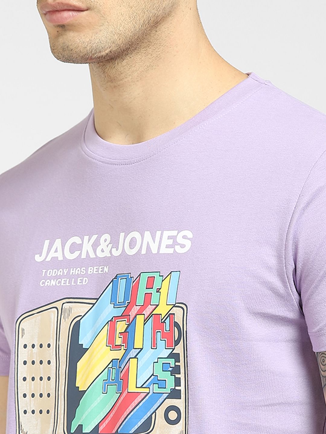 Purple Graphic T-shirt