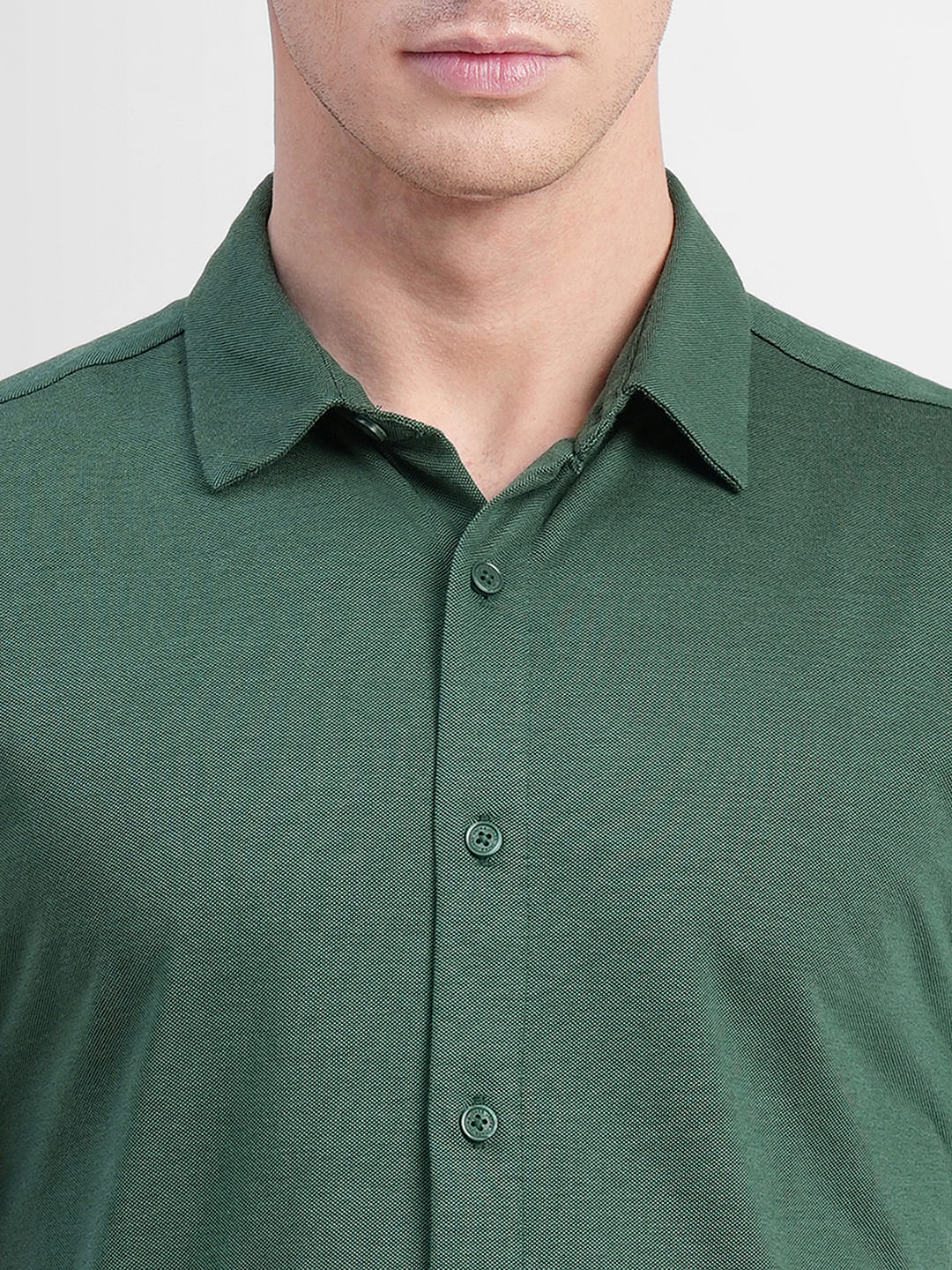 Green Full Sleeves Shirt