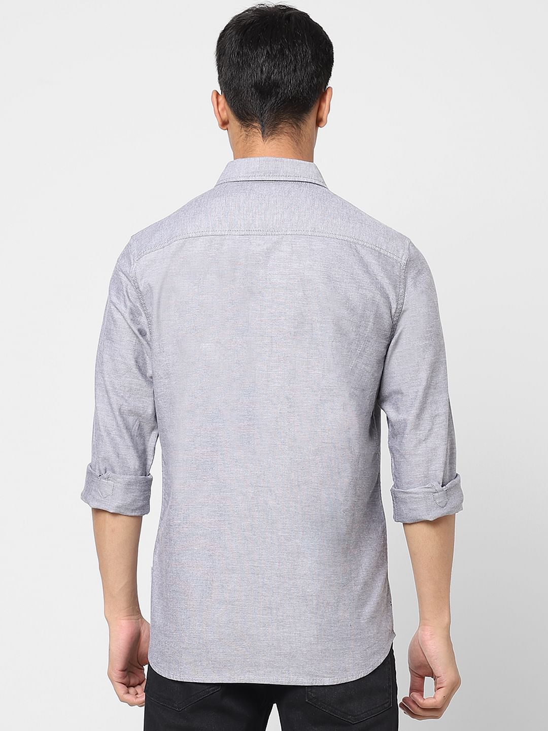 Grey Full Sleeves Shirt