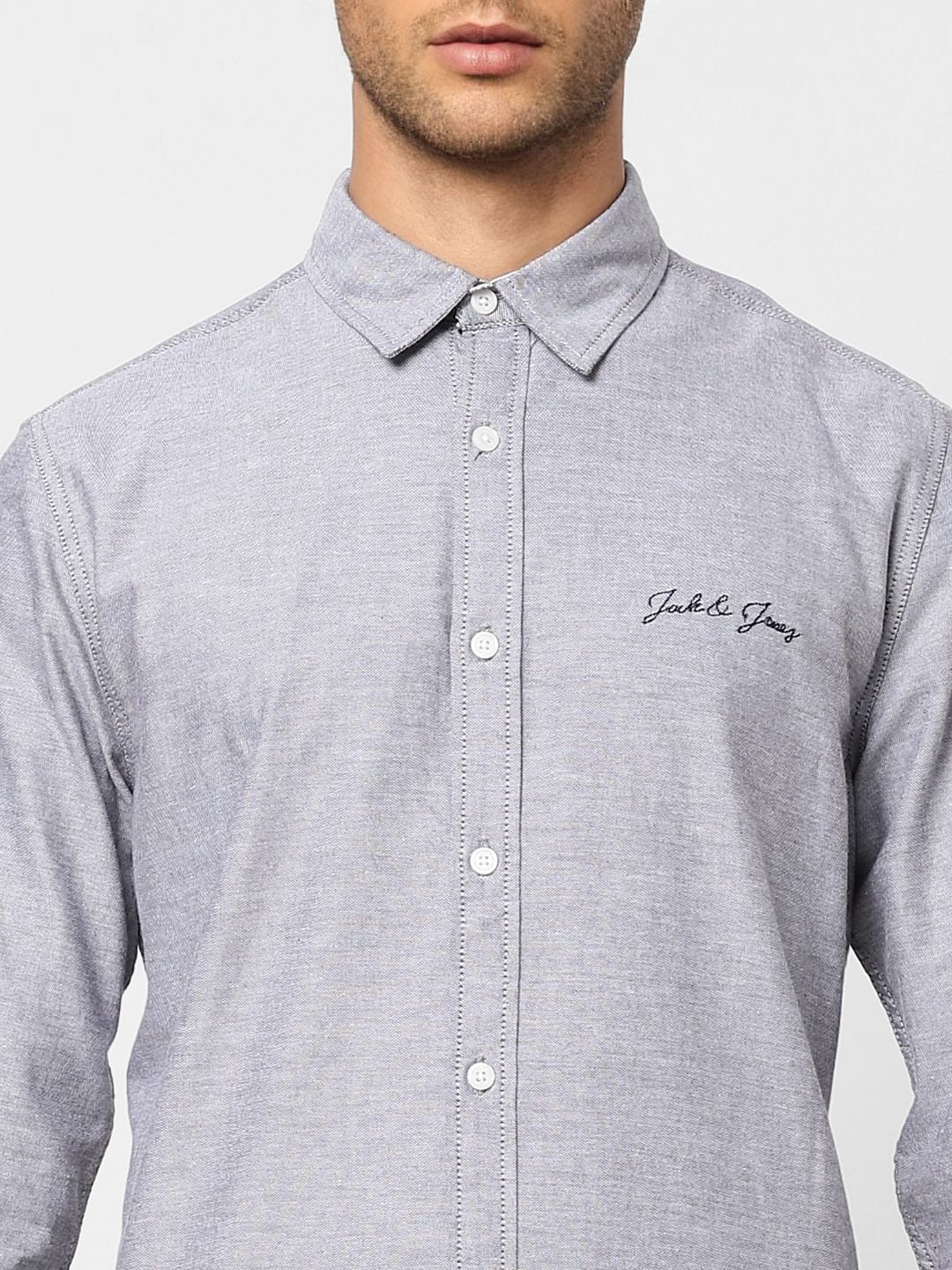 Grey Full Sleeves Shirt